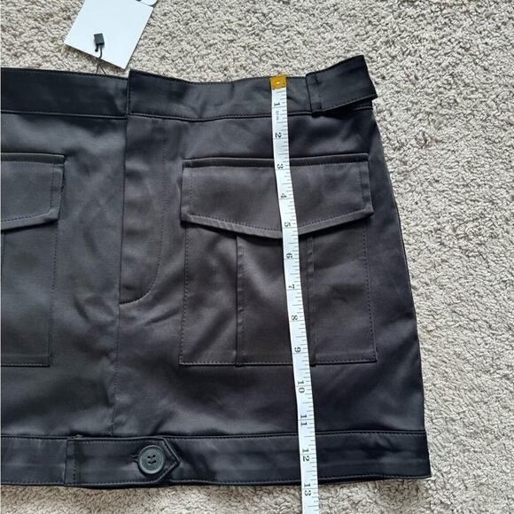 SIZE M - ZARA SATUN EFFECT MINI SKIRT - BRAND NEW WITH TAG - Picture 6 of 10